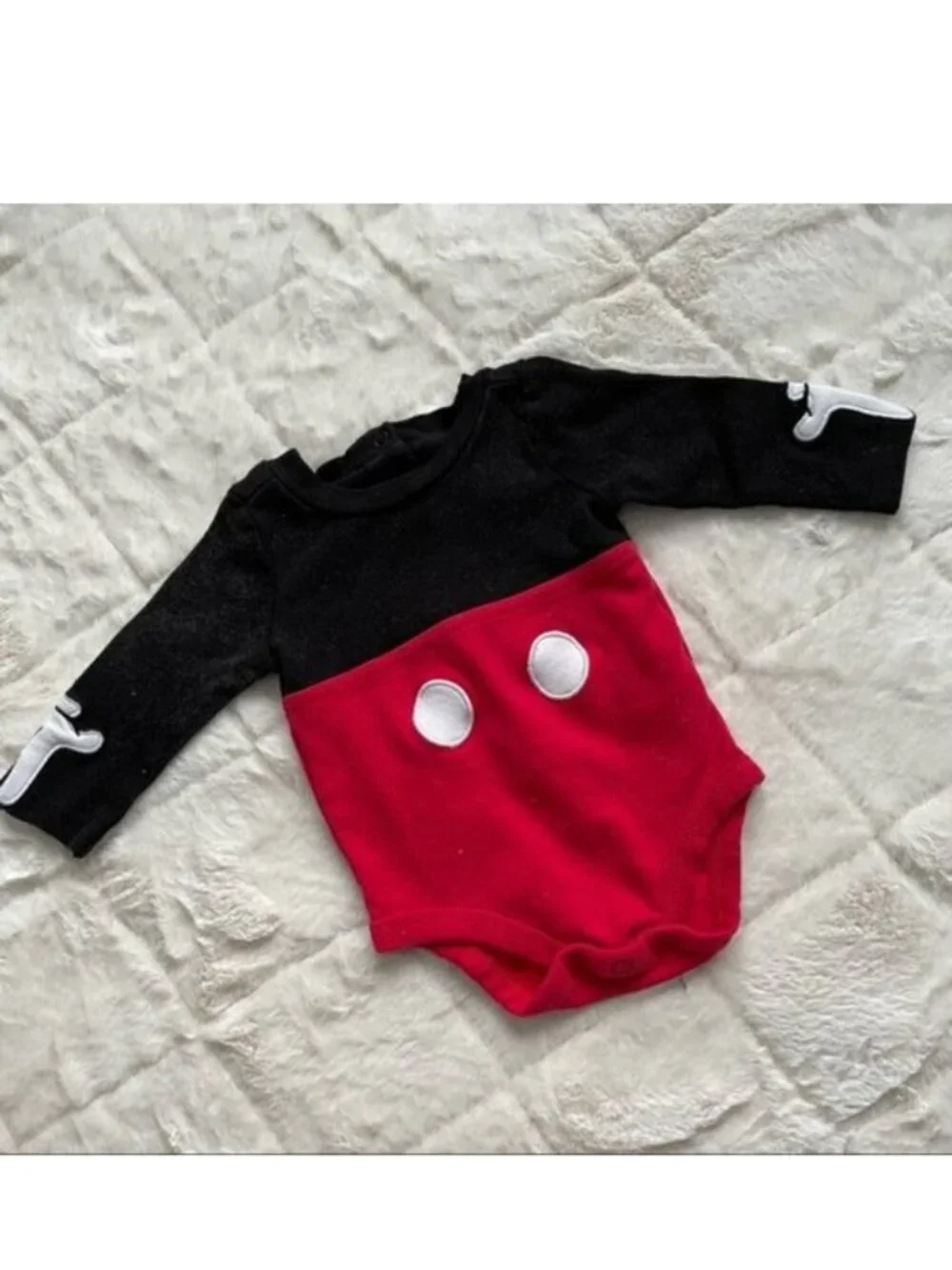 Disney Baby | Mickey Mouse Costume Bodysuit for Baby | Size 3-6 Months